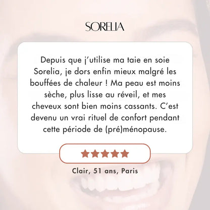 Taie 100% soie – Sorelia®